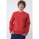 Small Tommy Logo Crewneck Medium Red  TOMMY HILFIGER