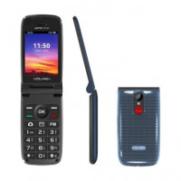 Volfen Astro Flip - Teléfono Móvil de Tapa para Mayores, Botones y Teclas Grandes, Pantalla 2,8 Pulg  LALO