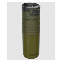 KAMBUKKA Termo Etna 500ML Khaki 9H CALIENTE/18H Frio con Bloqueo