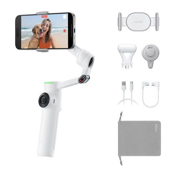 INSTA360 Gimbal para Smartphone Flow 2 Pro Kit Creator Gris