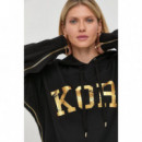 Terry Kors Zip Hoodie Black  MICHAEL KORS