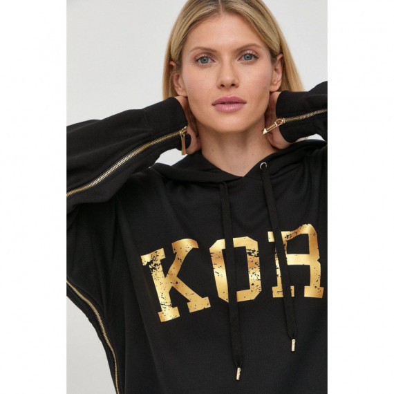 Terry Kors Zip Hoodie Black  MICHAEL KORS