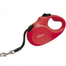 ICA Perro Correa Extensible Roja Xs 12 Kg