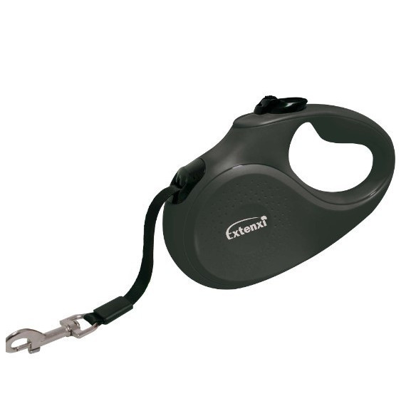 ICA Perro Correa Extensible Negra Xs 12 Kg