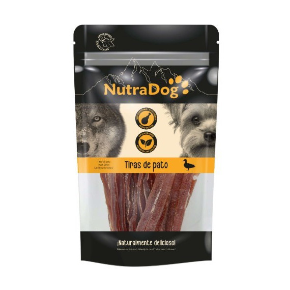 ICA Nutradog Perro Snack Tiras de Pato 350 Gr