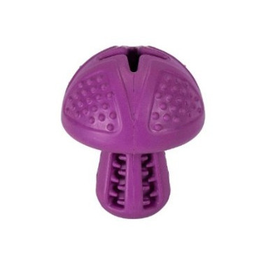 FREEDOG perro juguete goma Magic mushroom violeta