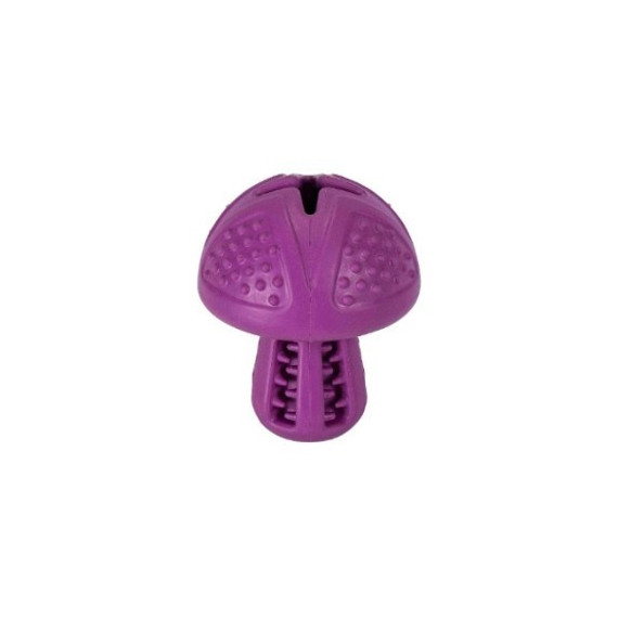 FREEDOG perro juguete goma Magic mushroom violeta