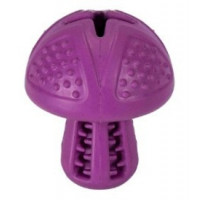 FREEDOG perro juguete goma Magic mushroom violeta