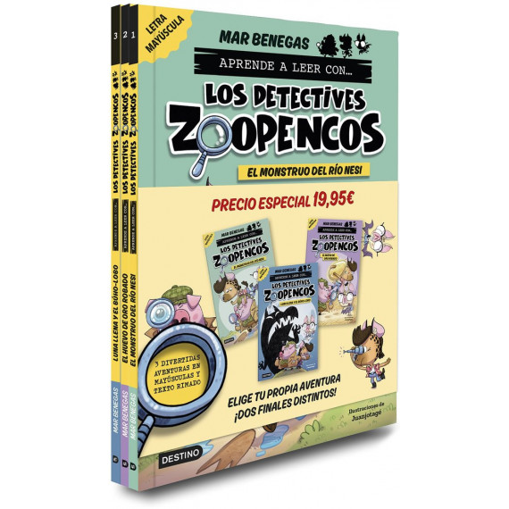 Pack Simple los Detectives Zoopencos 1-3 en Letra   2025