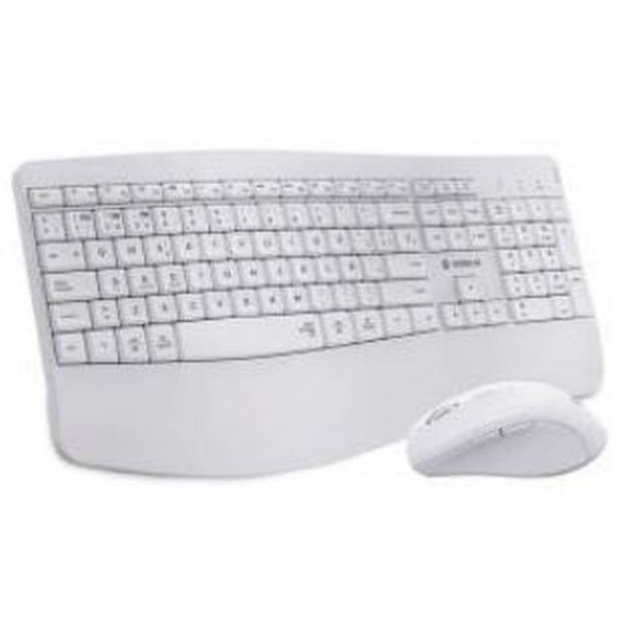 SUBBLIM Teclado y Raton Inalambricos Combo Dual Office Prowave Blanco