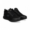 Deportivo Work Textil Negro  SKECHERS