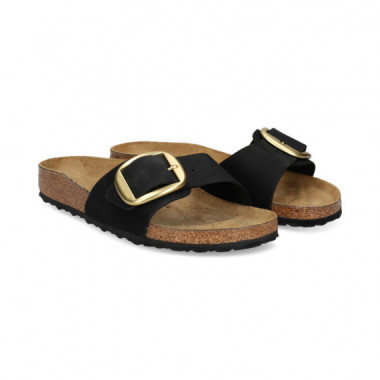 Pala Hebilla Grande Nobuck Negro  BIRKENSTOCK