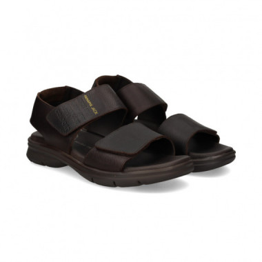 Sandalia 2 Velcros Grass Marron  PANAMA JACK