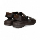 Sandalia 2 Velcros Grass Marron  PANAMA JACK