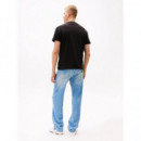 Camiseta Signature con Logo Estilo Grafiti de Tommy Jeans  TOMMY HILFIGER