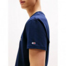 Camiseta Signature con Logo Estilo Grafiti de Tommy Jeans  TOMMY HILFIGER