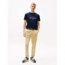 Camiseta Signature con Logo Estilo Grafiti de Tommy Jeans  TOMMY HILFIGER
