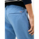 Pantalón Chino Corto Scanton de Corte Slim de Tommy Jeans  TOMMY HILFIGER