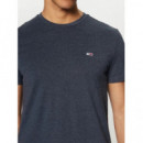 Camiseta Jaspeada de Corte Extra Slim de Tommy Jeans  TOMMY HILFIGER