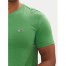 Camiseta Jaspeada de Corte Extra Slim de Tommy Jeans  TOMMY HILFIGER