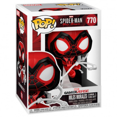 FUNKO Pop Spiderman Miles Morales Crimson Cowl Suit Marvel 770