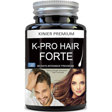 KINIER PREMIUM K-PRO HAIR FORTE (NEGRO) 120 CAP