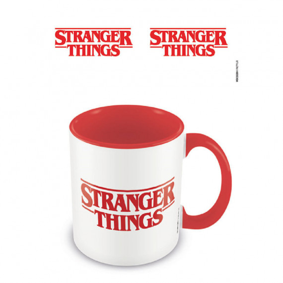 Taza Desayuno Stranger Things Logo Taza Desayuno Stranger Things Logo