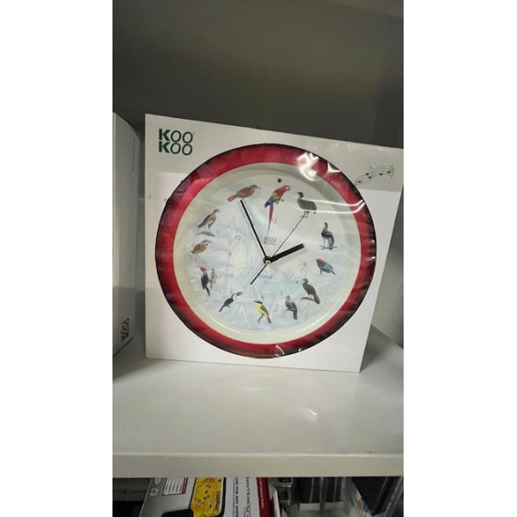 Reloj Kookoo Mod.pajaro Cantores Marc.verde RF:SV1000  SUNEI