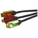 Triple Cable HDMI 6' Afterglow (rojo/dorado/verde)  SHINE STAR S.A