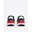 Zapatillas Deportivas de ante y Suela Dentada de TOMMY HILFIGER