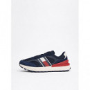 Zapatillas Deportivas de ante y Suela Dentada de TOMMY HILFIGER