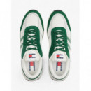 Zapatillas Deportivas de ante y Suela Dentada de TOMMY HILFIGER
