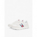 Zapatillas Deportivas de ante y Suela Dentada de TOMMY HILFIGER