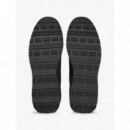 Zapatillas Deportivas de ante y Suela Dentada de TOMMY HILFIGER