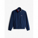 Chaqueta Signature con Cuello Color Block de TOMMY HILFIGER