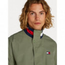 Chaqueta Signature con Cuello Color Block de TOMMY HILFIGER