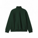 CARHARTT - Half Zip American Script Sweat - Cixx - I027014/CIXX