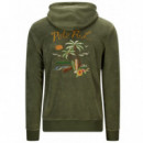 Polo RALPH LAUREN - POHOODM3-LONG Sleeve-pullover - Tree Green - 710966512001/TREE Green