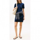 TOMMY HILFIGER - New Cody Str Slim Short Drs Ss - C1G - F|WW0WW42721/C1G