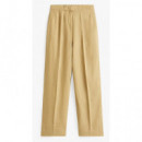 TOMMY HILFIGER - Ess Linen Tailored Straight Pant - Aeh - F|WW0WW46823/AEH