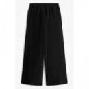 TOMMY HILFIGER - Poplin Wide Leg Pant - Bds - F|WW0WW45891/BDS