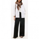 TOMMY HILFIGER - Poplin Wide Leg Pant - Bds - F|WW0WW45891/BDS