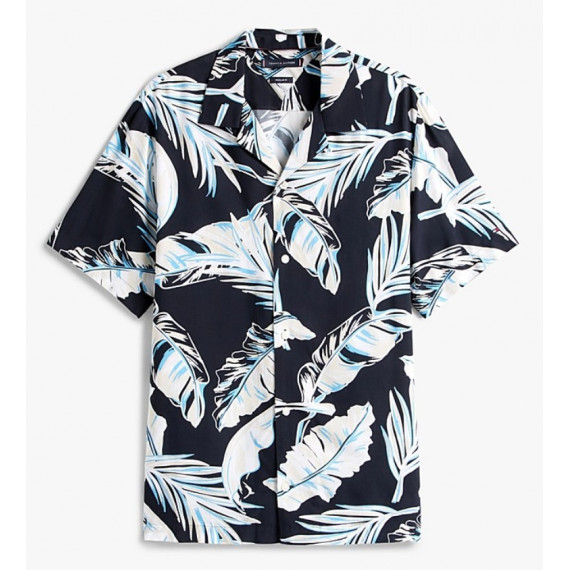 TOMMY HILFIGER - Lightweight Leaf Aop Ss Shirt - 0GJ - F|MW0MW39449/0GJ