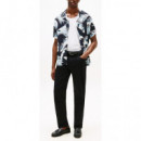 TOMMY HILFIGER - Lightweight Leaf Aop Ss Shirt - 0GJ - F|MW0MW39449/0GJ