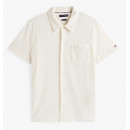 TOMMY HILFIGER - Open Knit Full Placket Reg Polo - Z00 - F|MW0MW39553/Z00