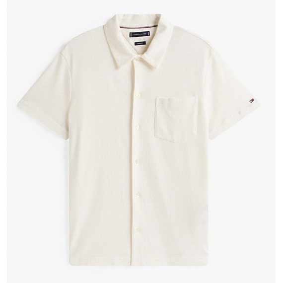 TOMMY HILFIGER - Open Knit Full Placket Reg Polo - Z00 - F|MW0MW39553/Z00