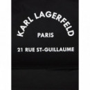 KARL LAGERFELD - K/rsg Nylon Backpack - 999 - A1M30099/999