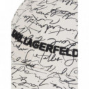 KARL LAGERFELD - K Essential Scribble Cap - B09 - A3W33024/B09