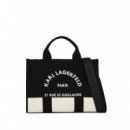 KARL LAGERFELD - K Rsg Square Md Tote Col Blk - 1UG - A3W50025/1UG