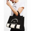 KARL LAGERFELD - K Rsg Square Md Tote Col Blk - 1UG - A3W50025/1UG